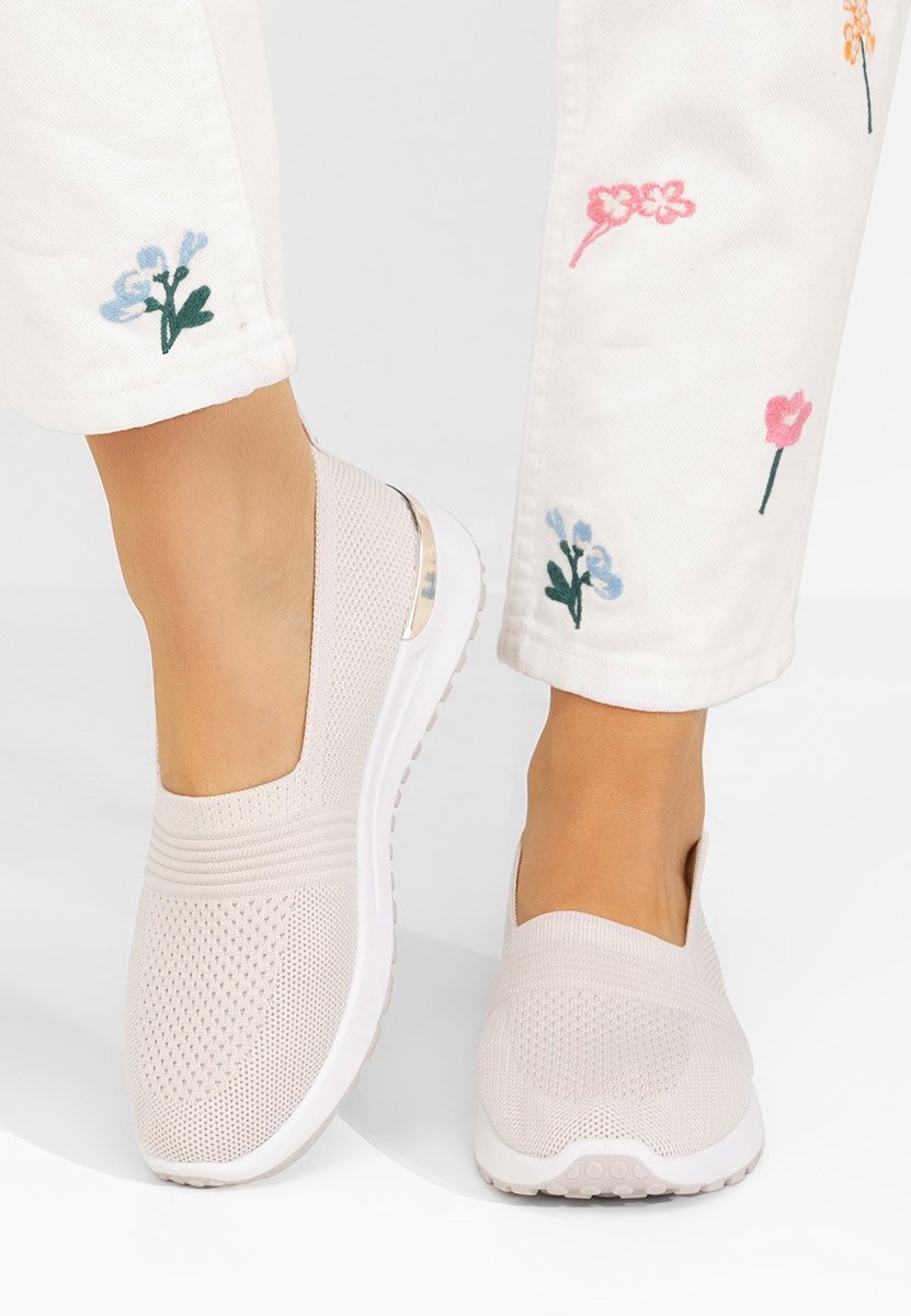 Khaki slip on tenisky Antrea