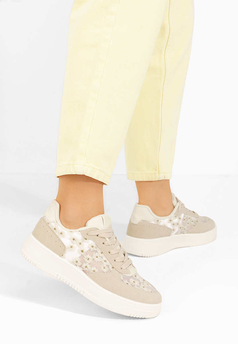 Béžové dámské tenisky Beckie