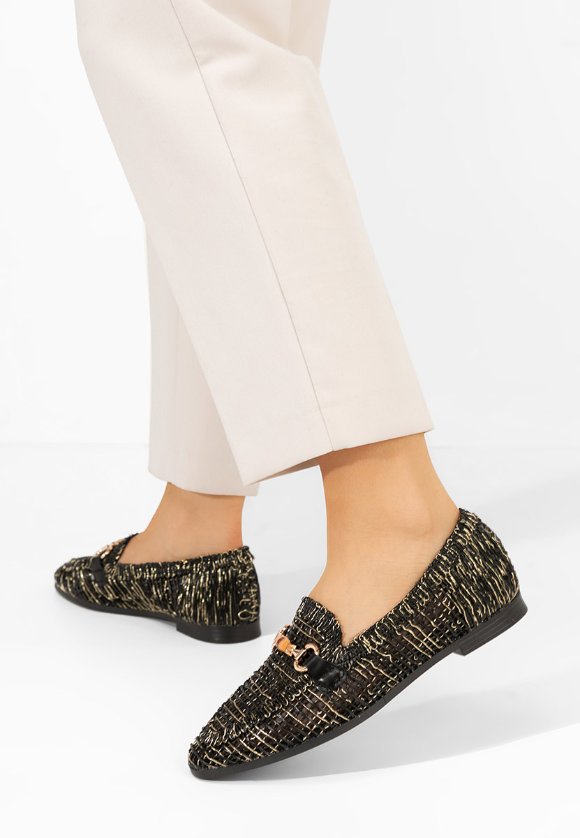 Černé dámské mokasíny Jayna