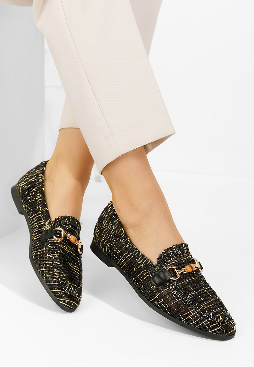 Černé dámské mokasíny Jayna