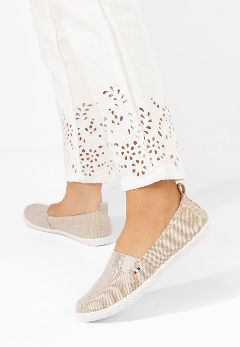 Béžové dámské espadrilky Maybelle