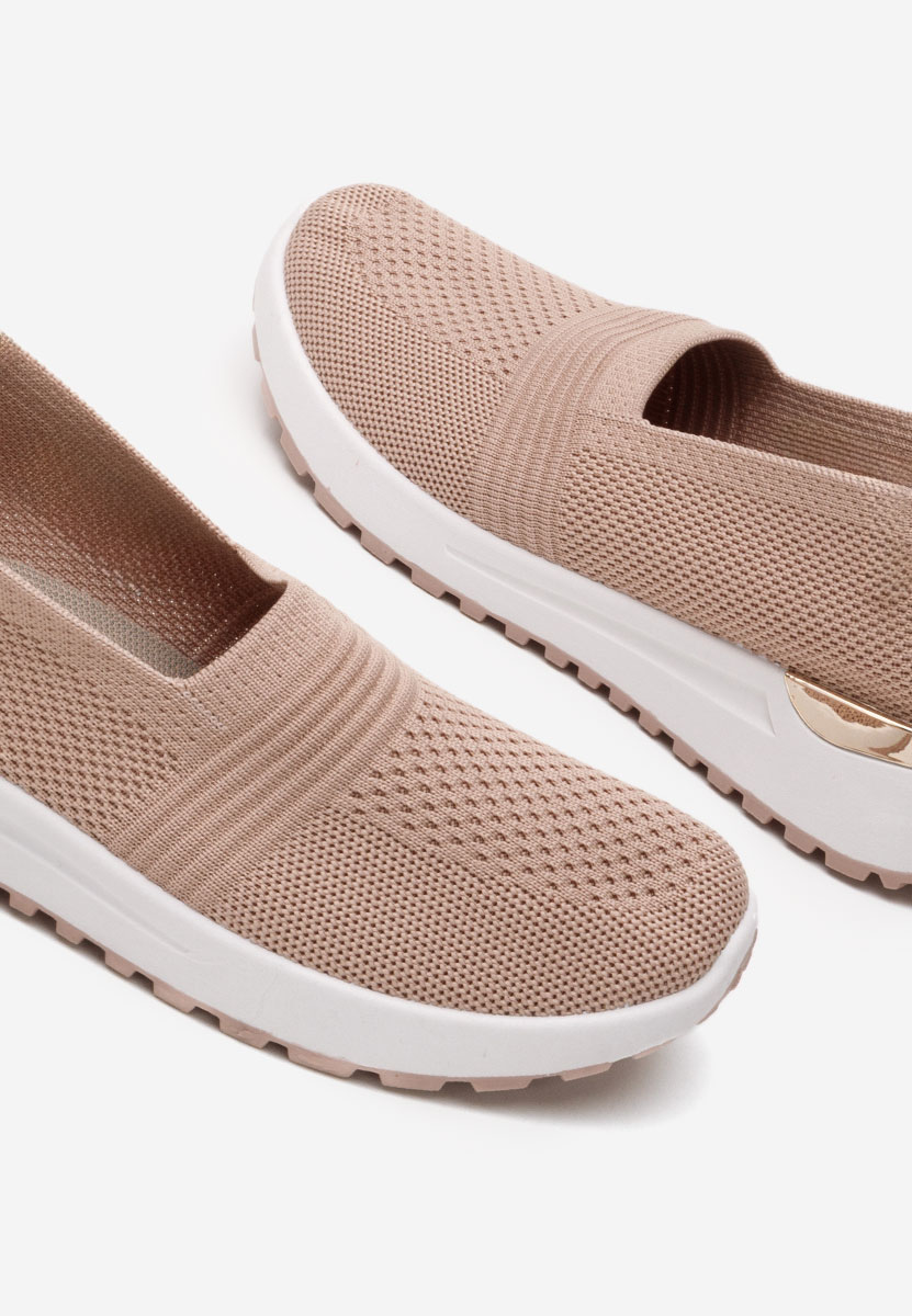 Khaki slip on tenisky Antrea V3