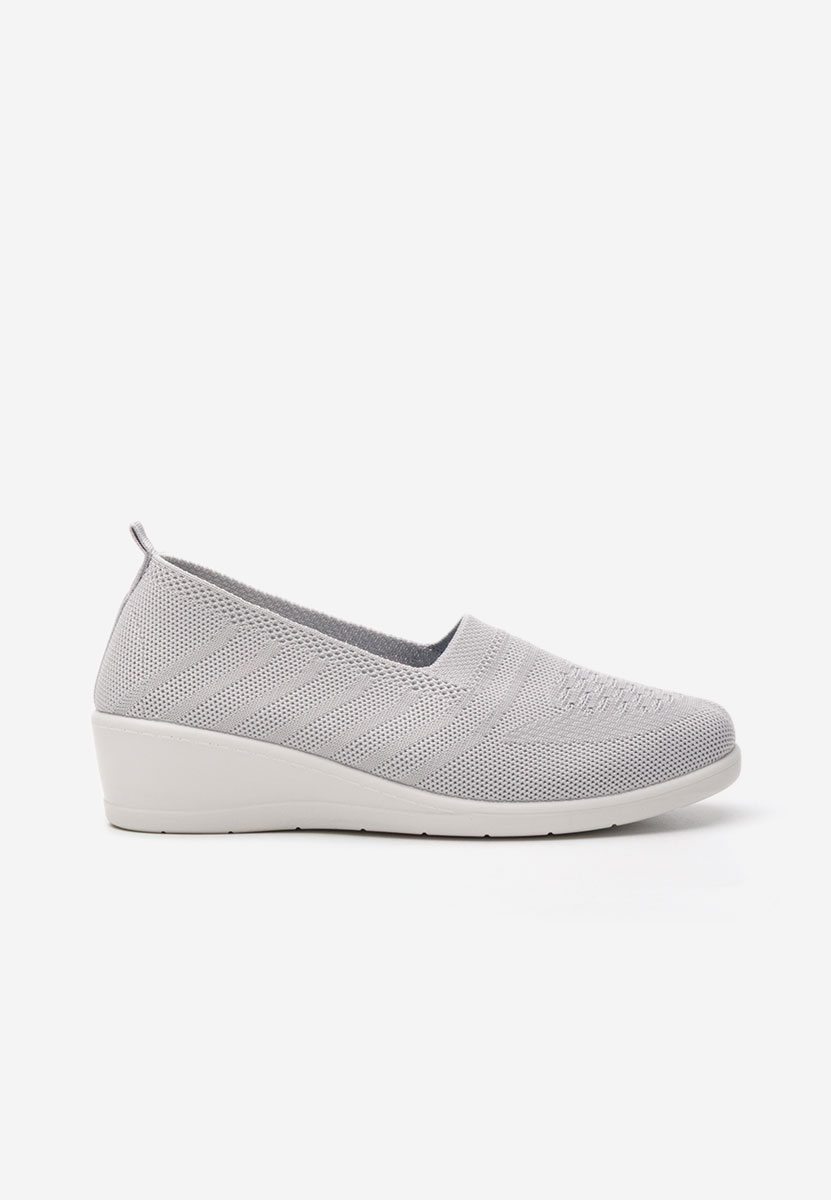 Šedé dámské polobotky Yadira