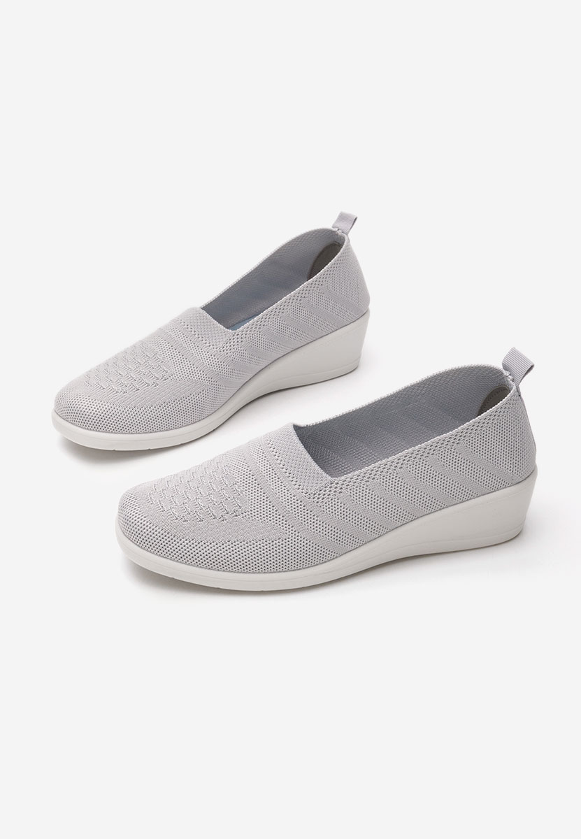 Šedé dámské polobotky Yadira