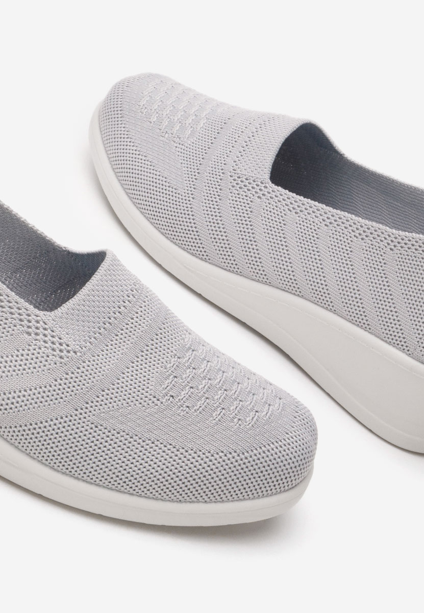 Šedé dámské polobotky Yadira