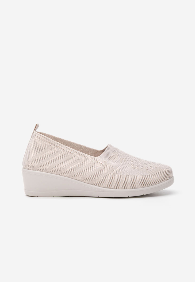 Béžové dámské polobotky Yadira