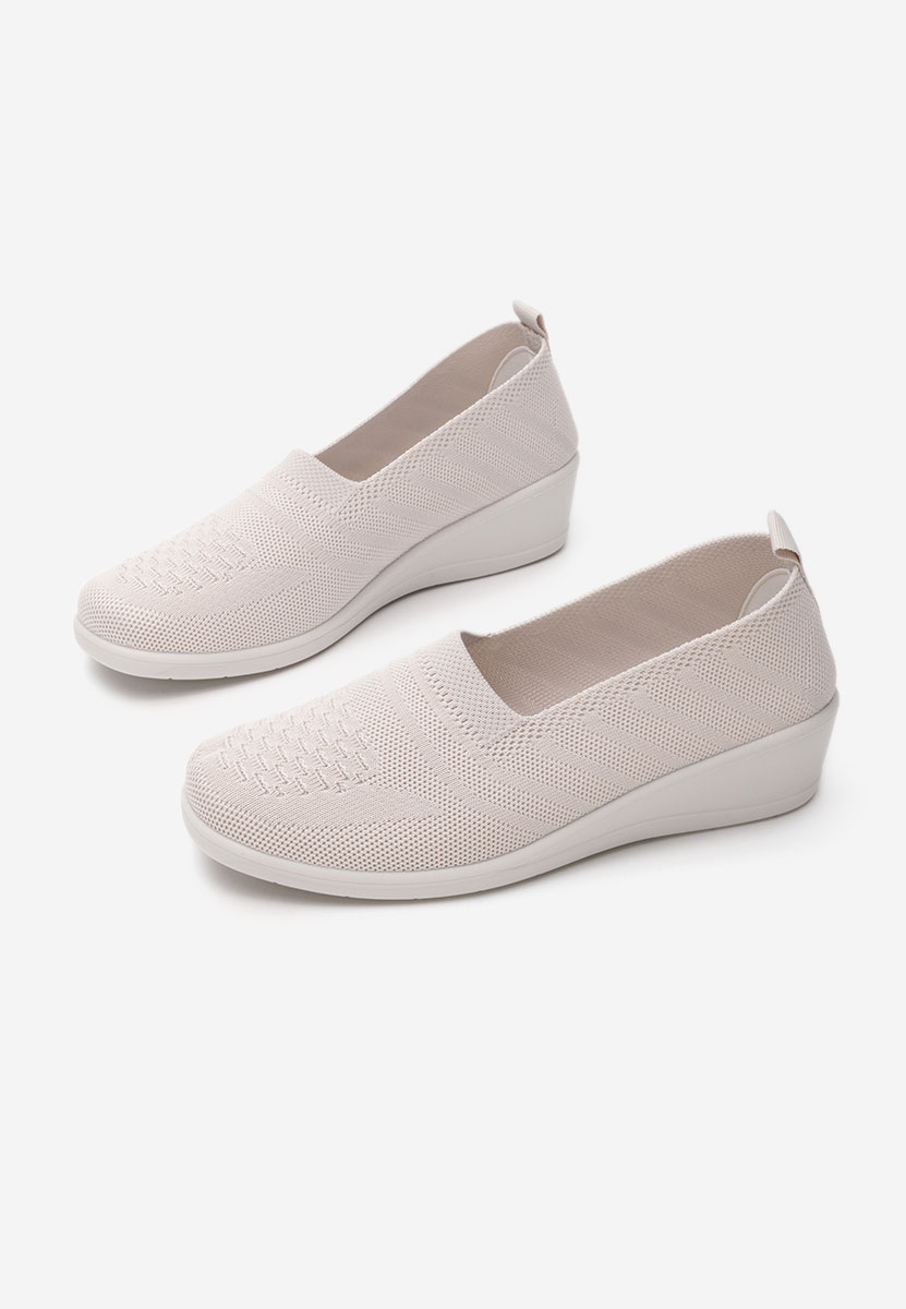 Béžové dámské polobotky Yadira