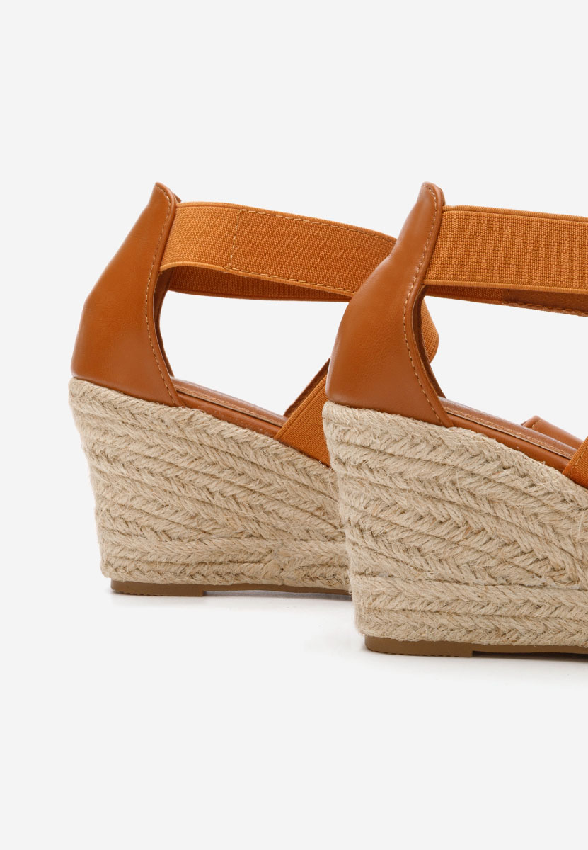 Camelové sandály espadrilky Rosaria