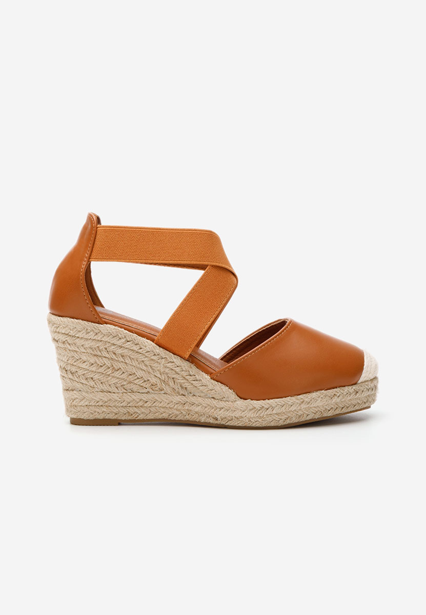 Camelové sandály espadrilky Rosaria
