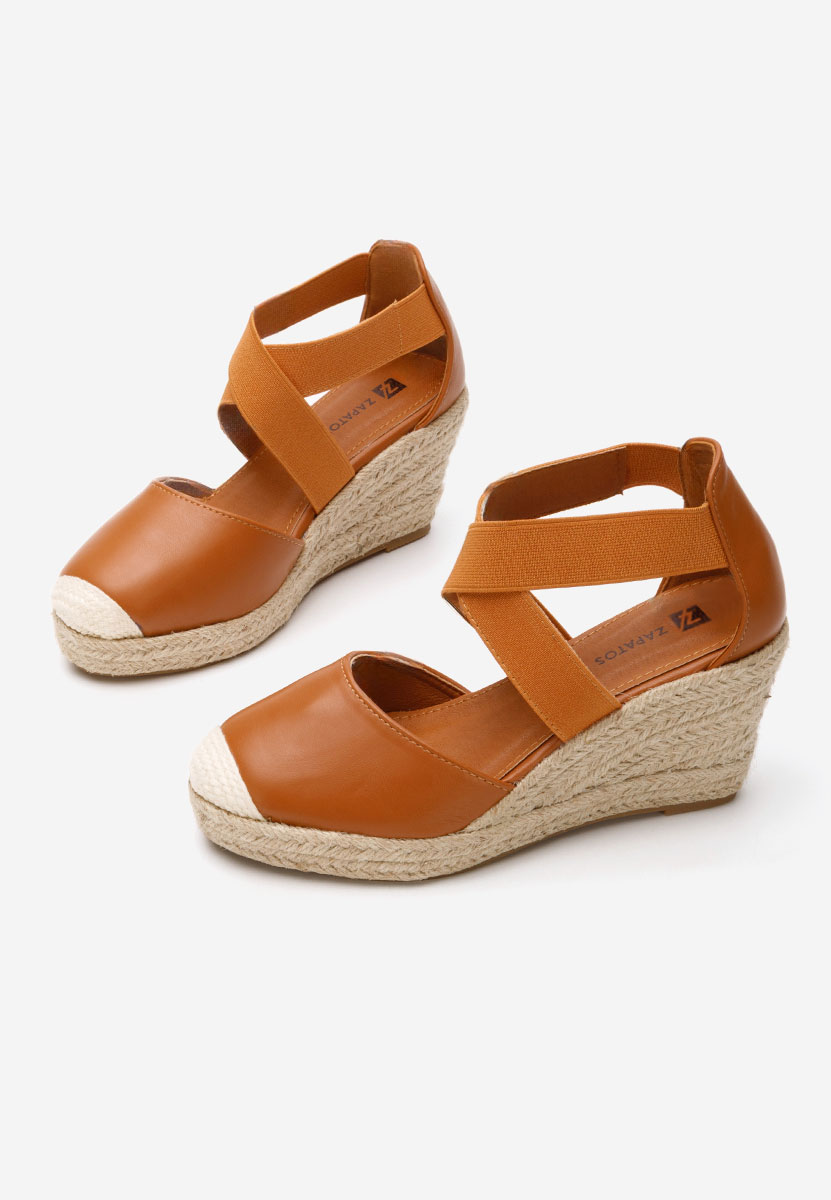 Camelové sandály espadrilky Rosaria