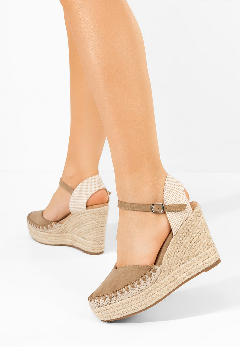 Khaki dámské espadrilky Rayansa