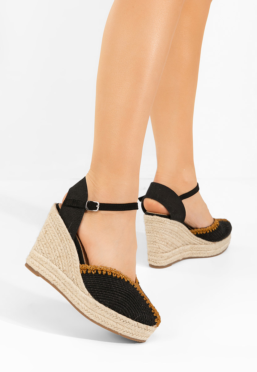 Černé dámské espadrilky Marrilu