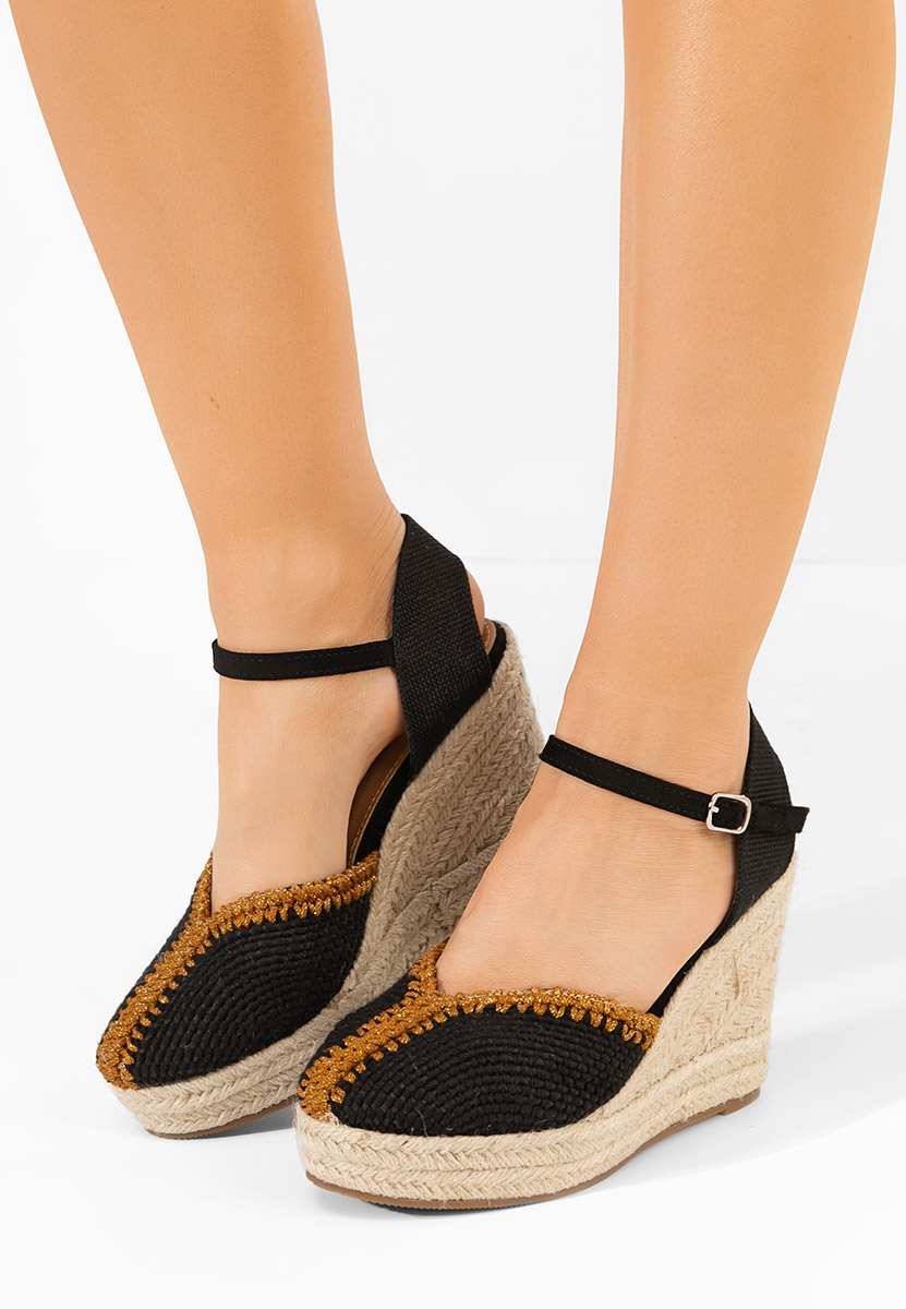 Černé dámské espadrilky Marrilu