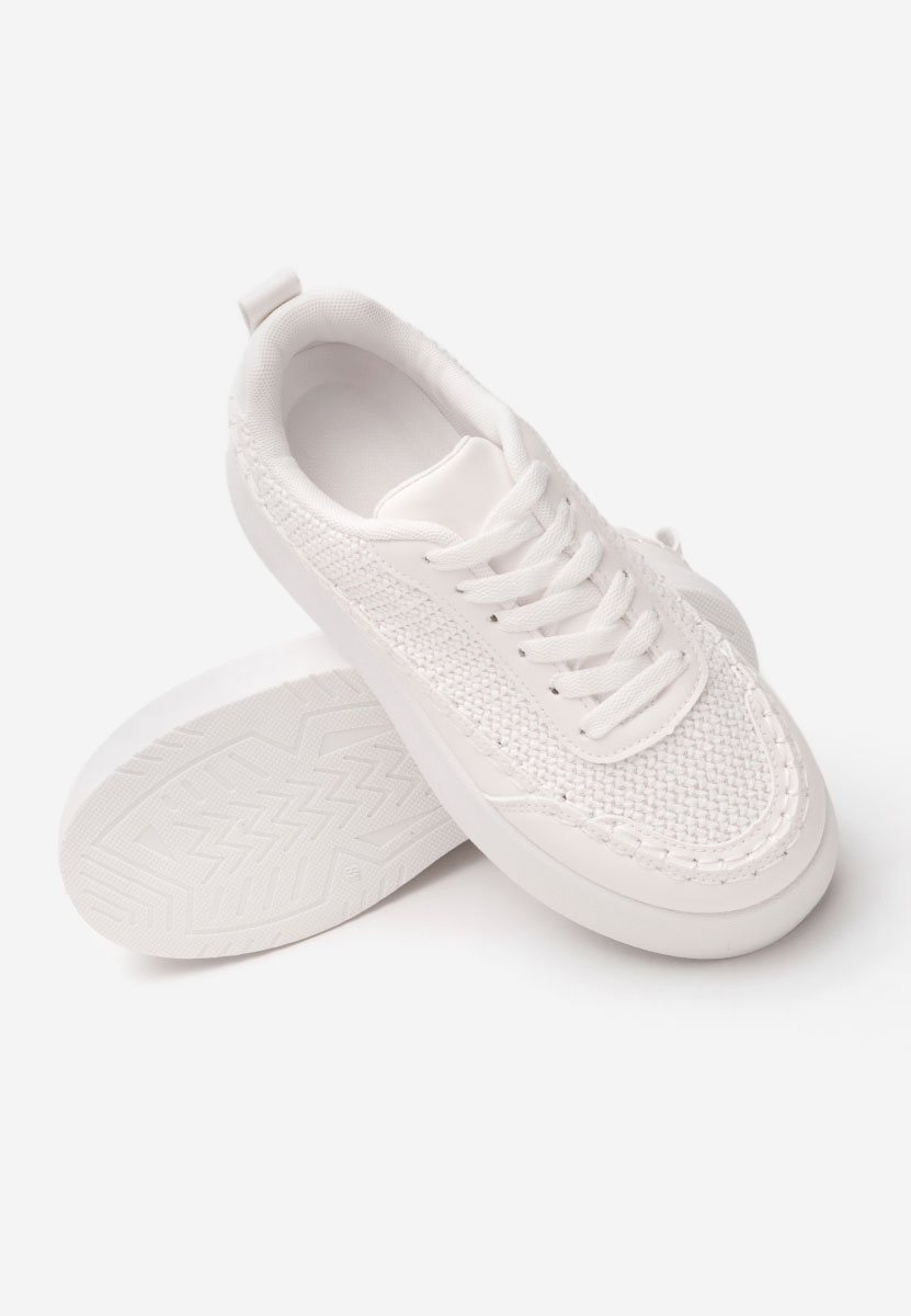 Bílé dámské tenisky na klínku Cecila