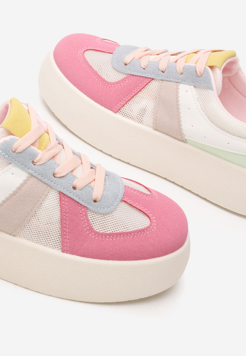 Viacfarebné dámské tenisky na klínku Fyonna