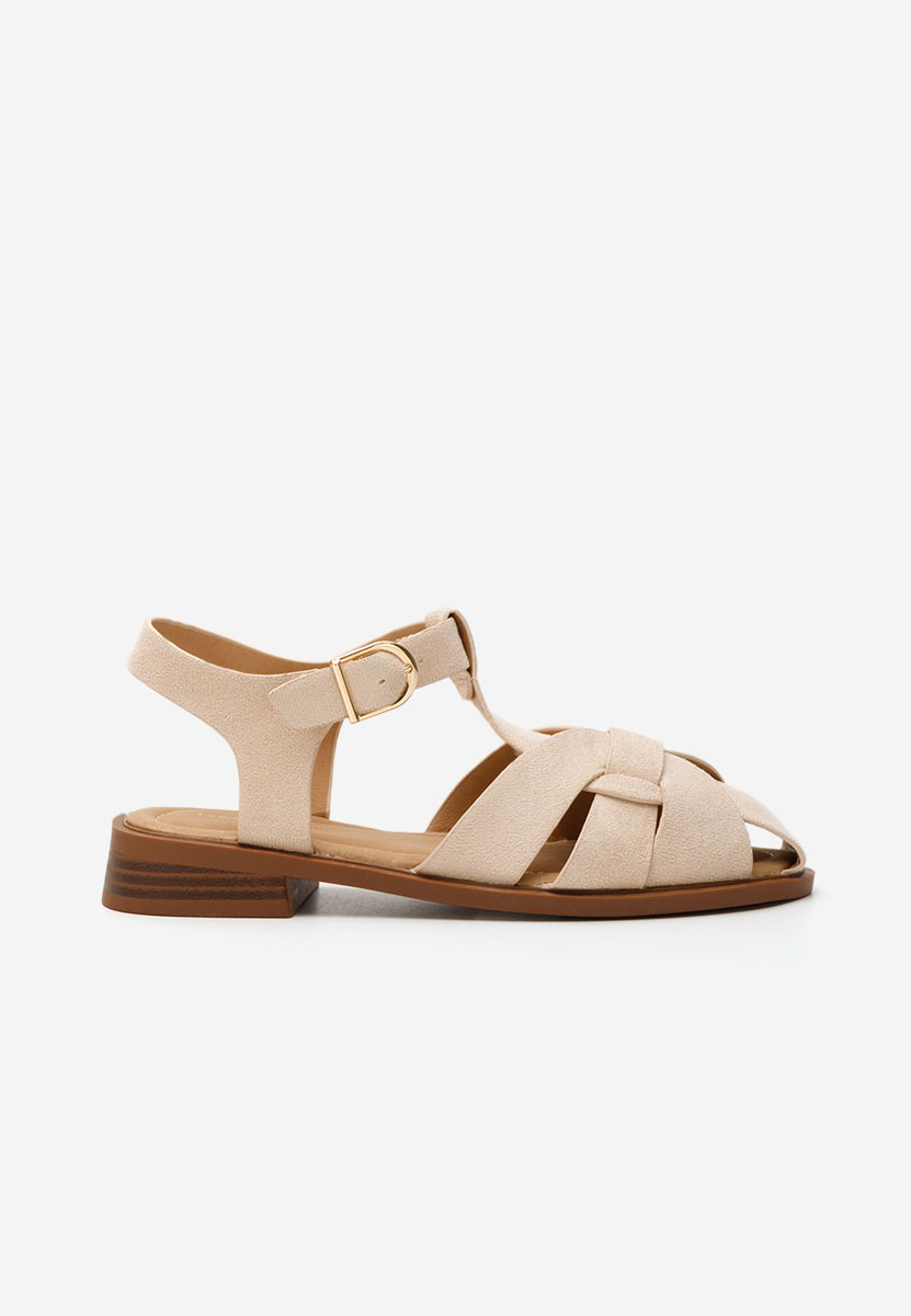 Béžové dámské polobotky Aguela