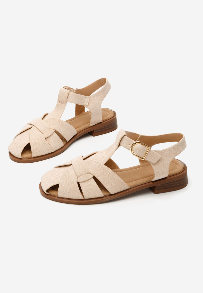 Béžové dámské polobotky Aguela