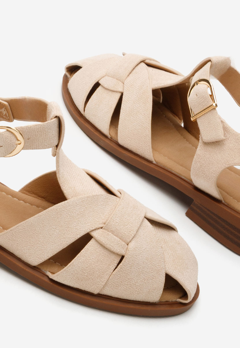 Béžové dámské polobotky Aguela