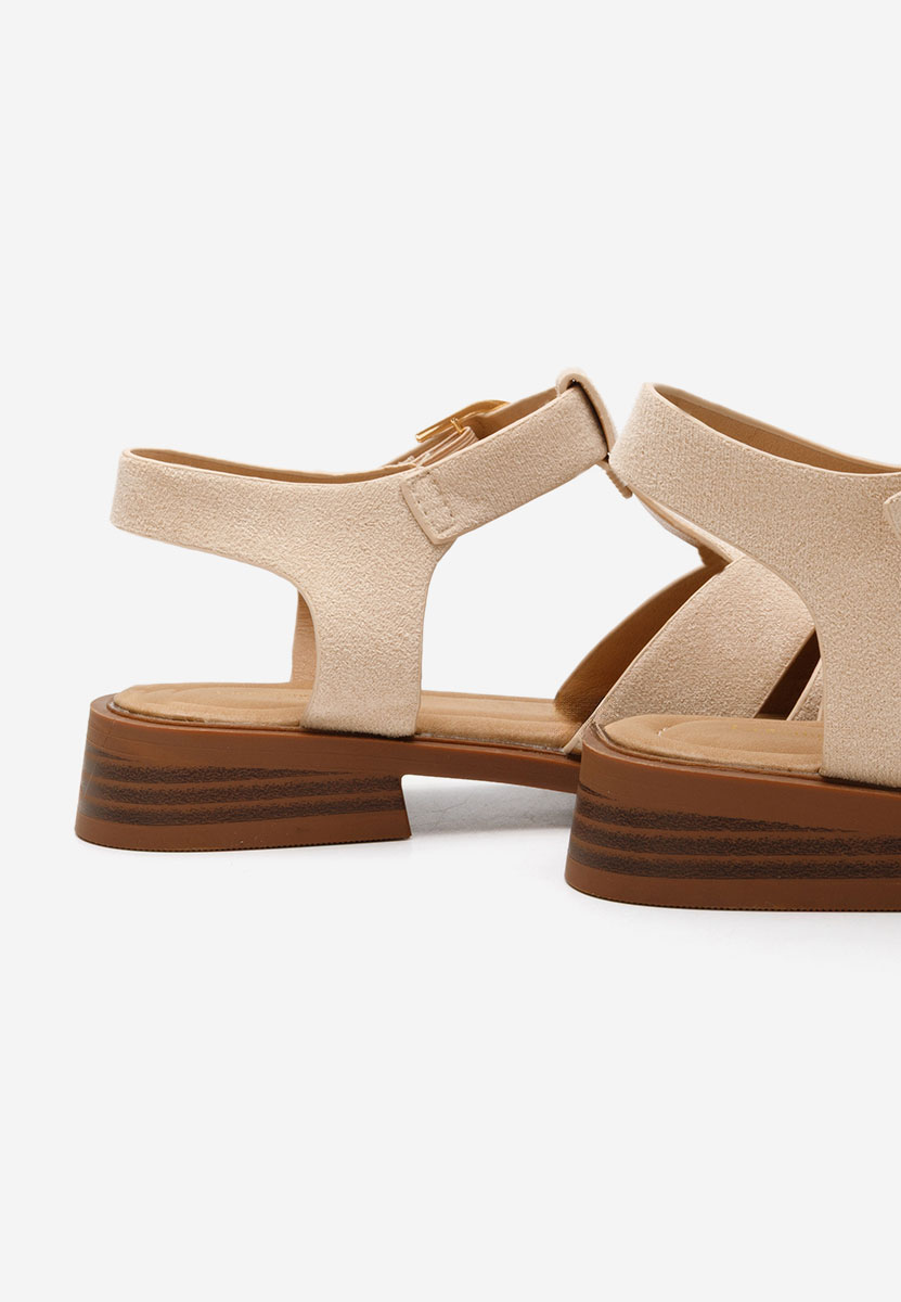 Béžové dámské polobotky Aguela