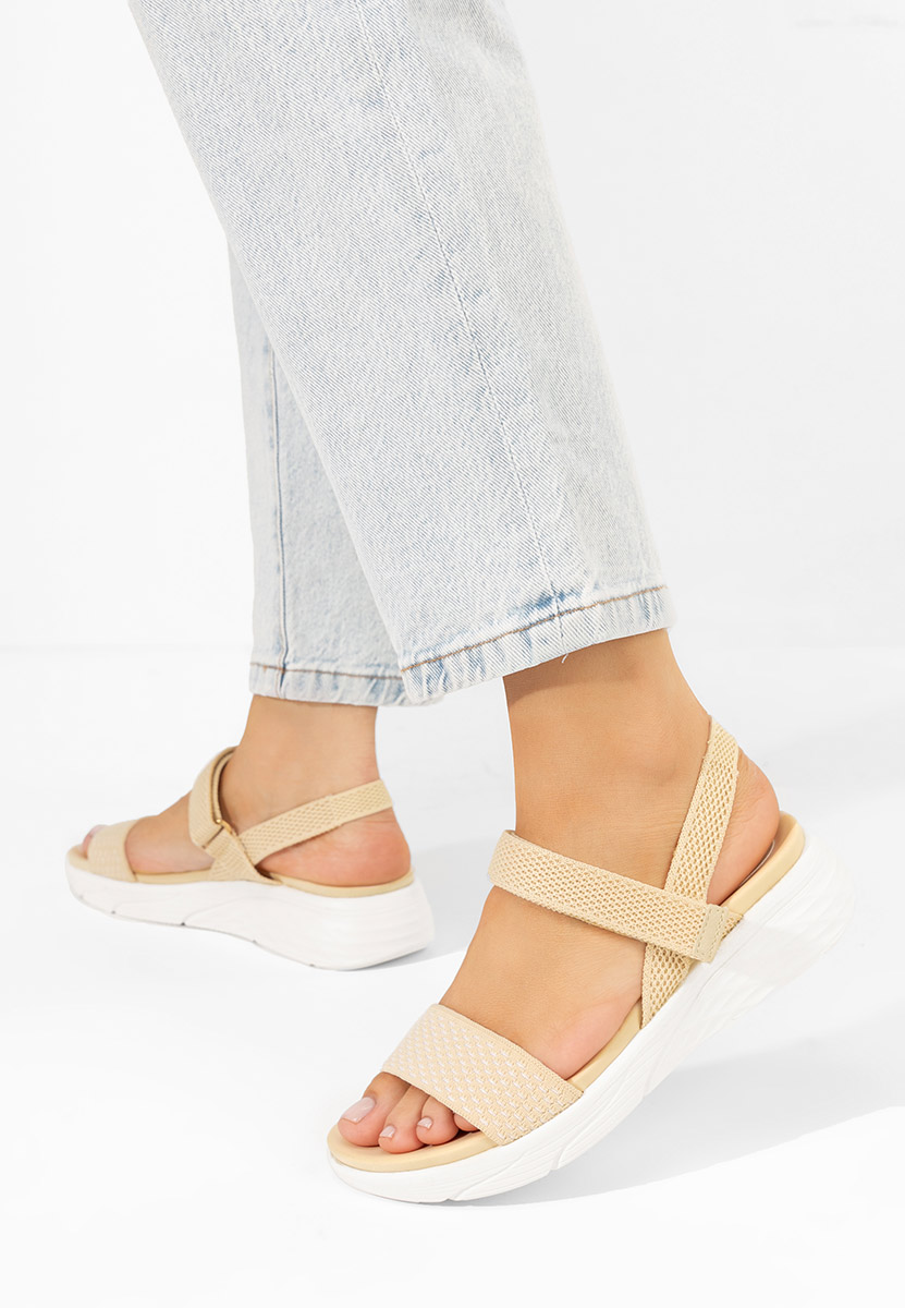 Béžové ortopedické sandály dámské Casadis