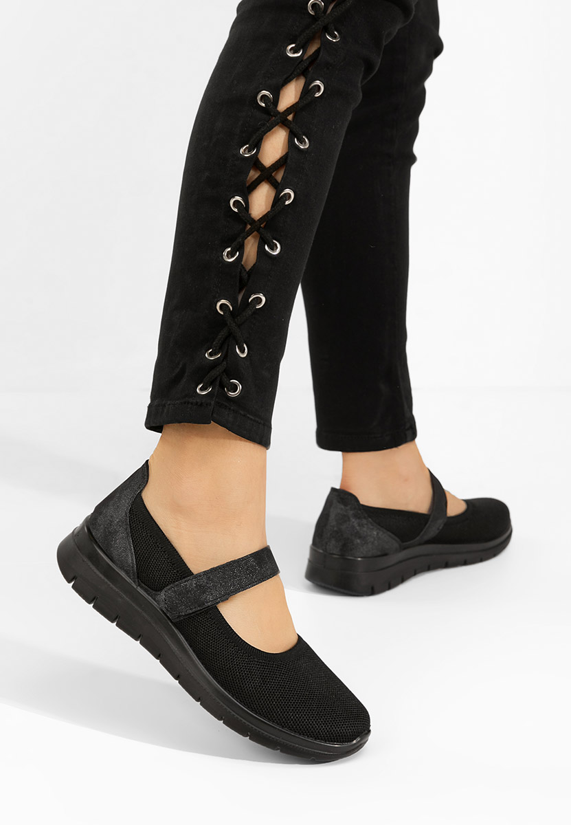 Černé dámské baleríny Maila