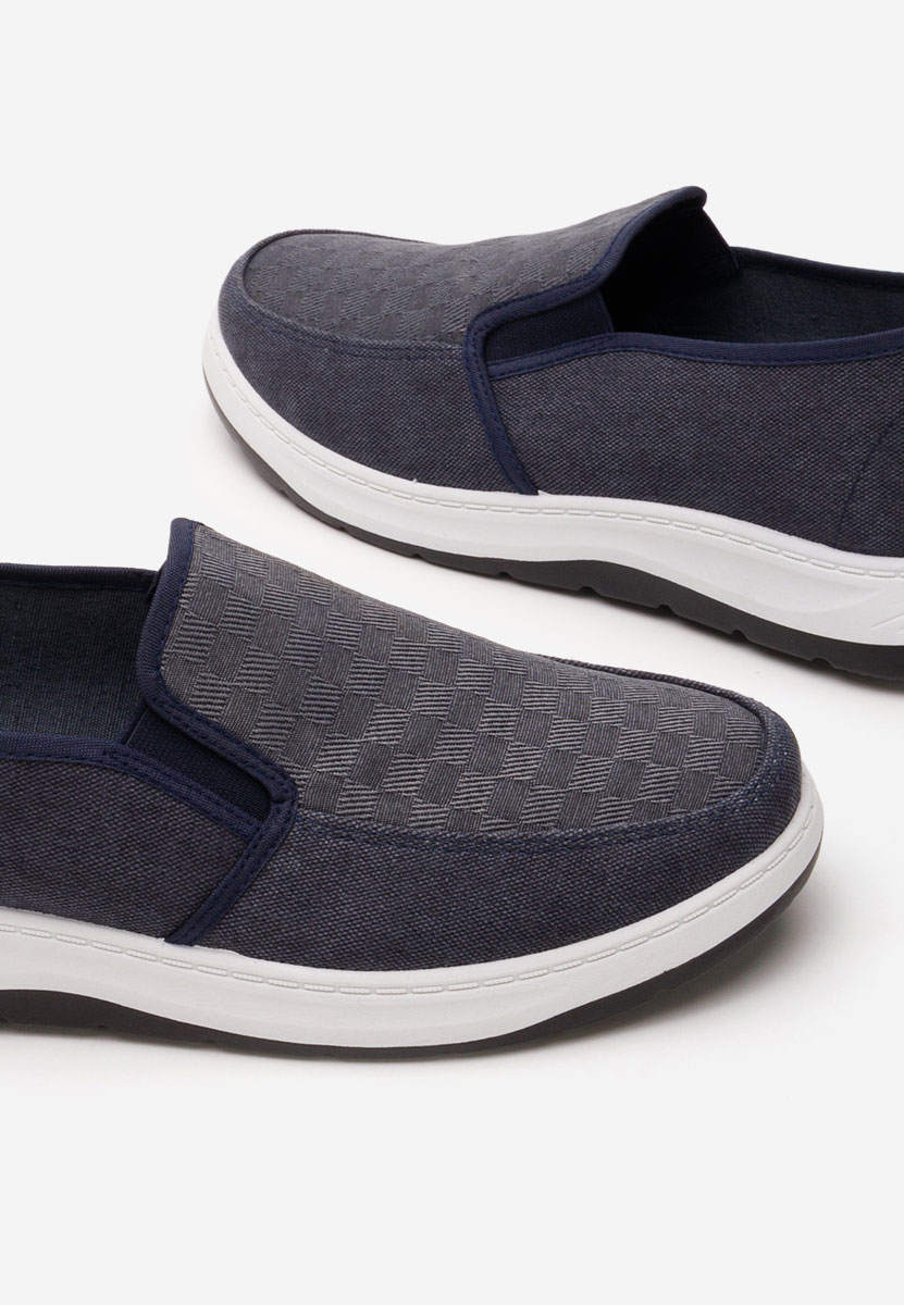 Tmavě modré pánske espadrilky Eusebiu