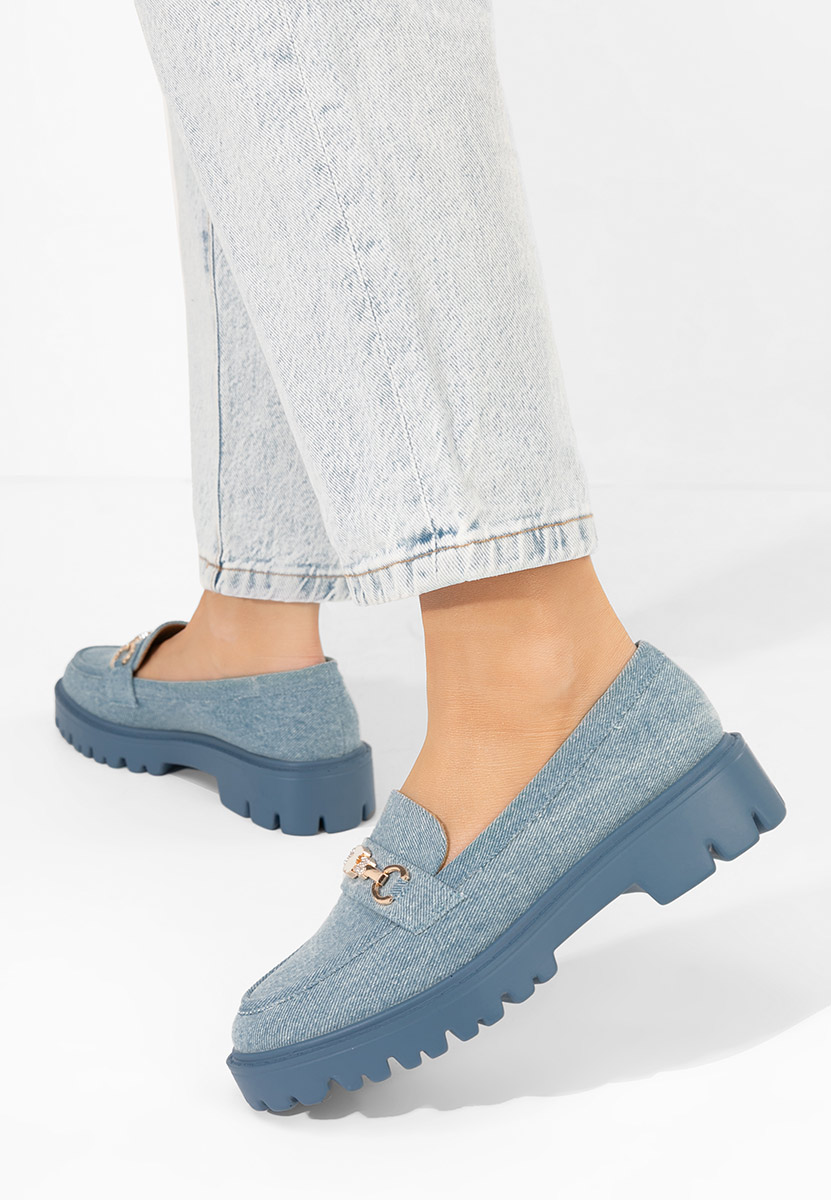 Denim mokasíny dámské Aelle
