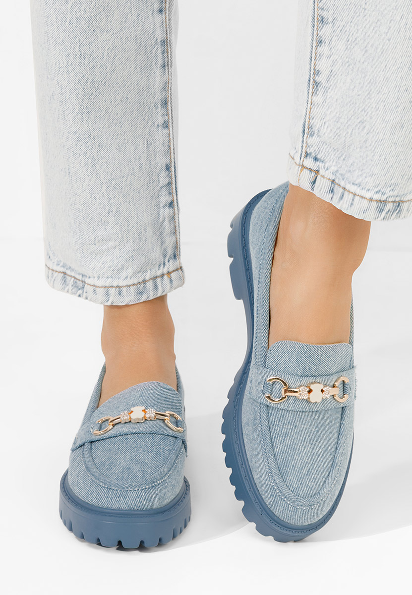 Denim mokasíny dámské Aelle