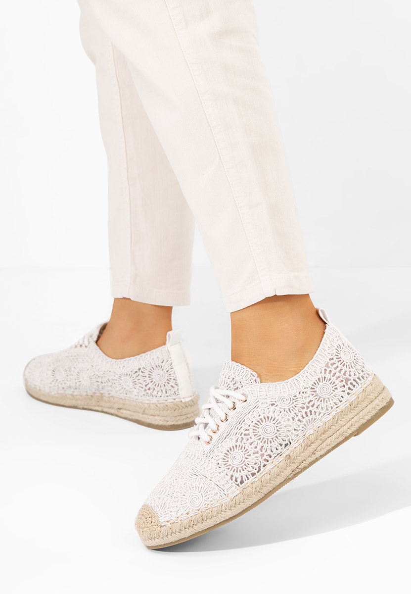 Bílé dámské espadrilky Klarysa