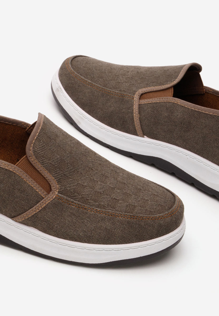 Khaki pánske espadrilky Eusebiu