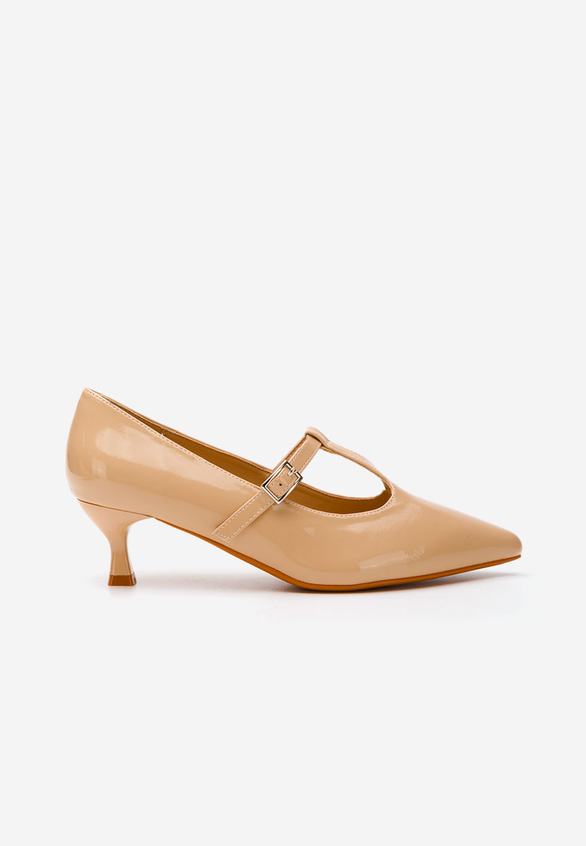 Béžové lodičky do špičky Caty