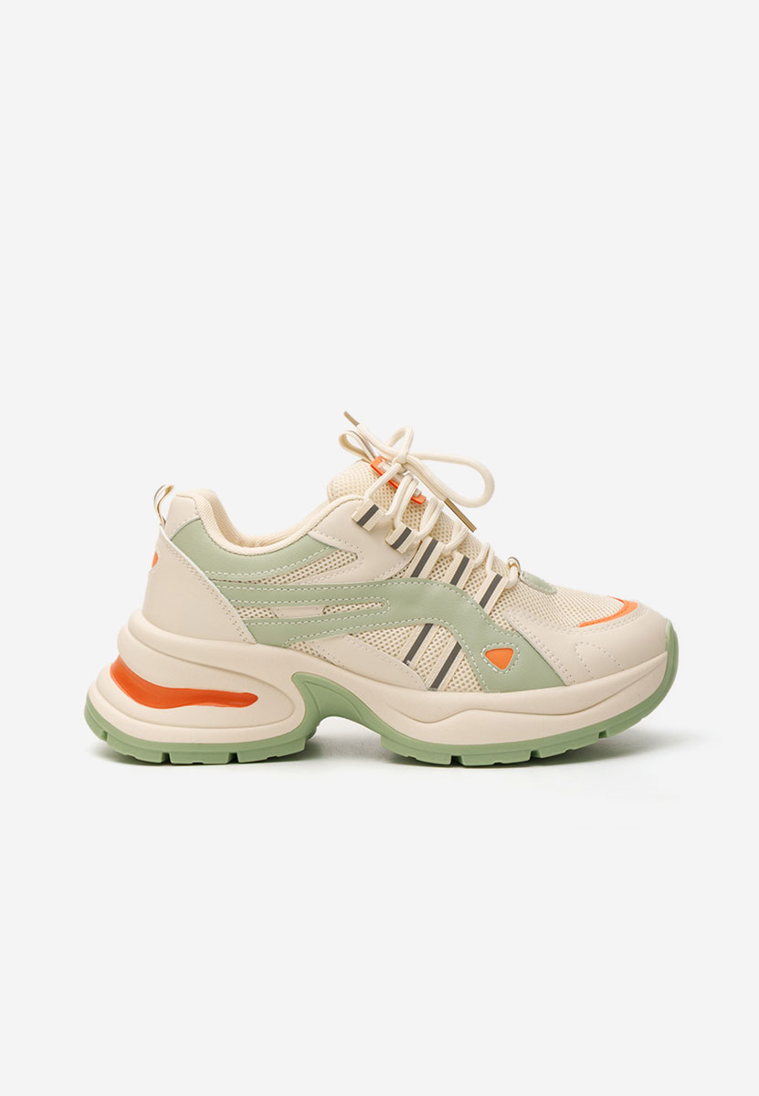 Zelené dámské tenisky na klínku Jenniffer