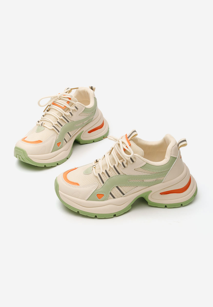 Zelené dámské tenisky na klínku Jenniffer