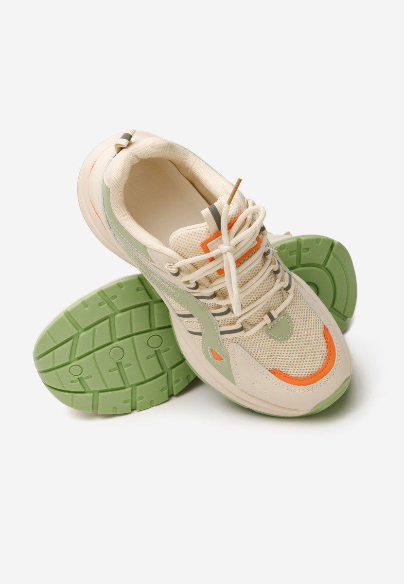 Zelené dámské tenisky na klínku Jenniffer