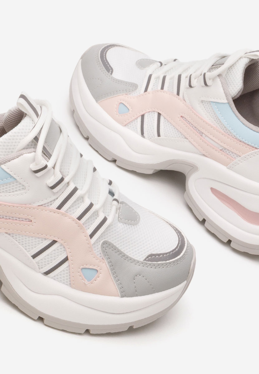 Bílé dámské tenisky na klínku Jenniffer V2