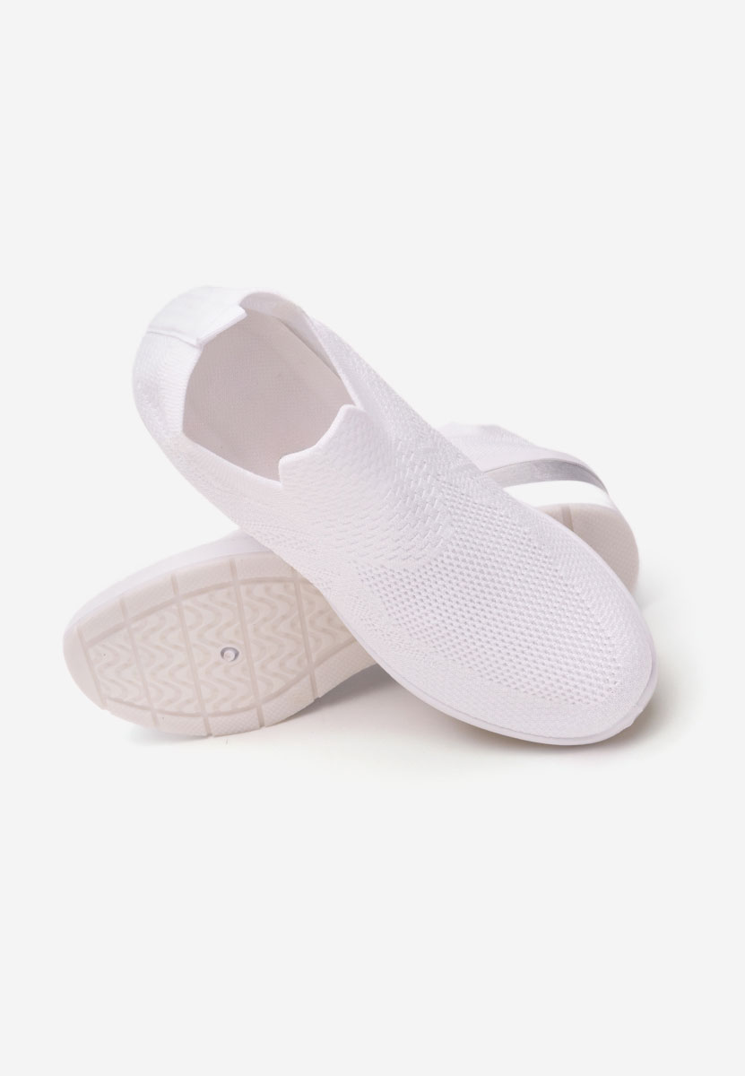 Bílé slip on tenisky Tresty