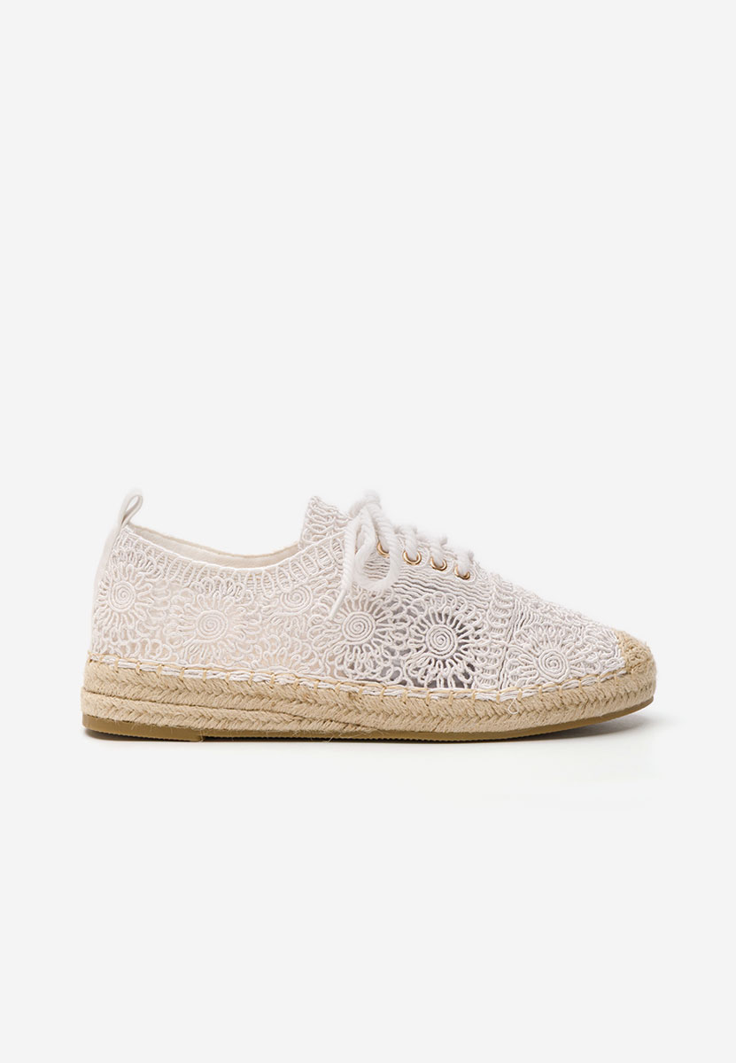 Bílé dámské espadrilky Klarysa