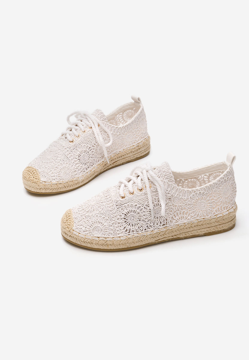 Bílé dámské espadrilky Klarysa