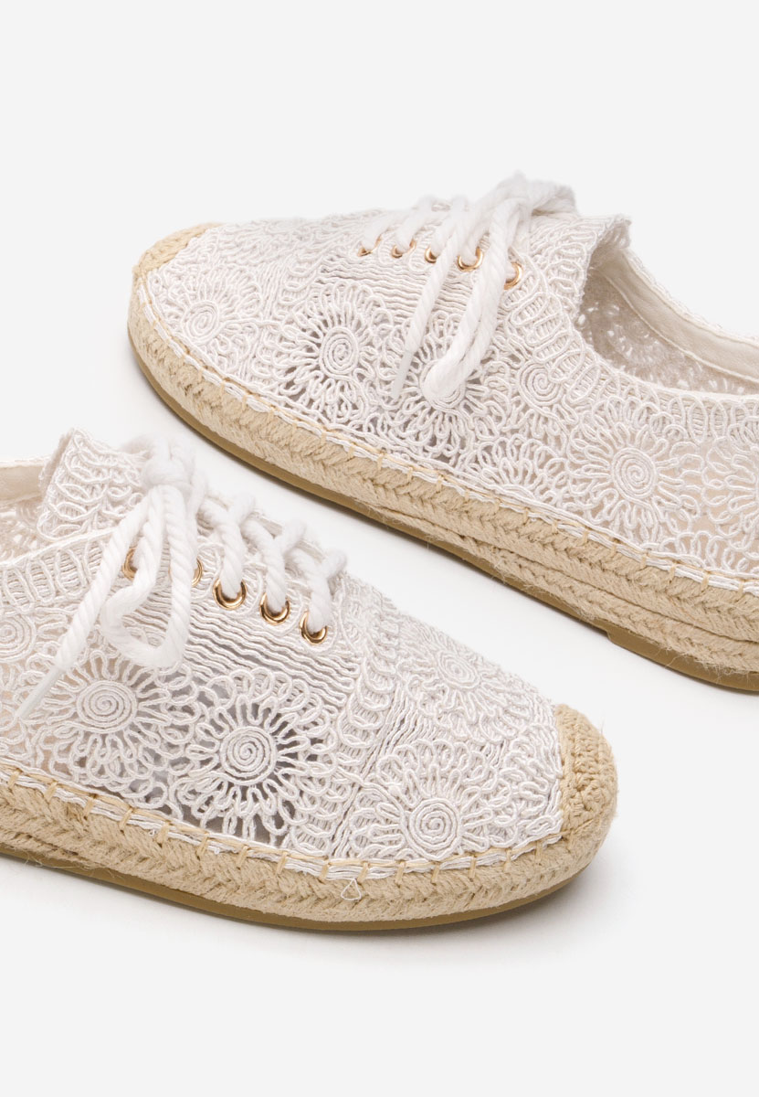 Bílé dámské espadrilky Klarysa