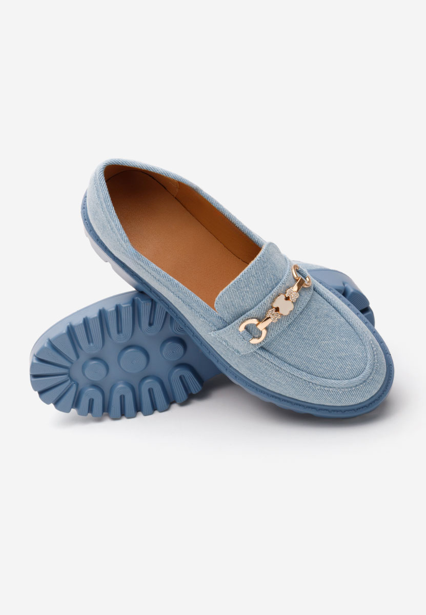 Denim mokasíny dámské Aelle