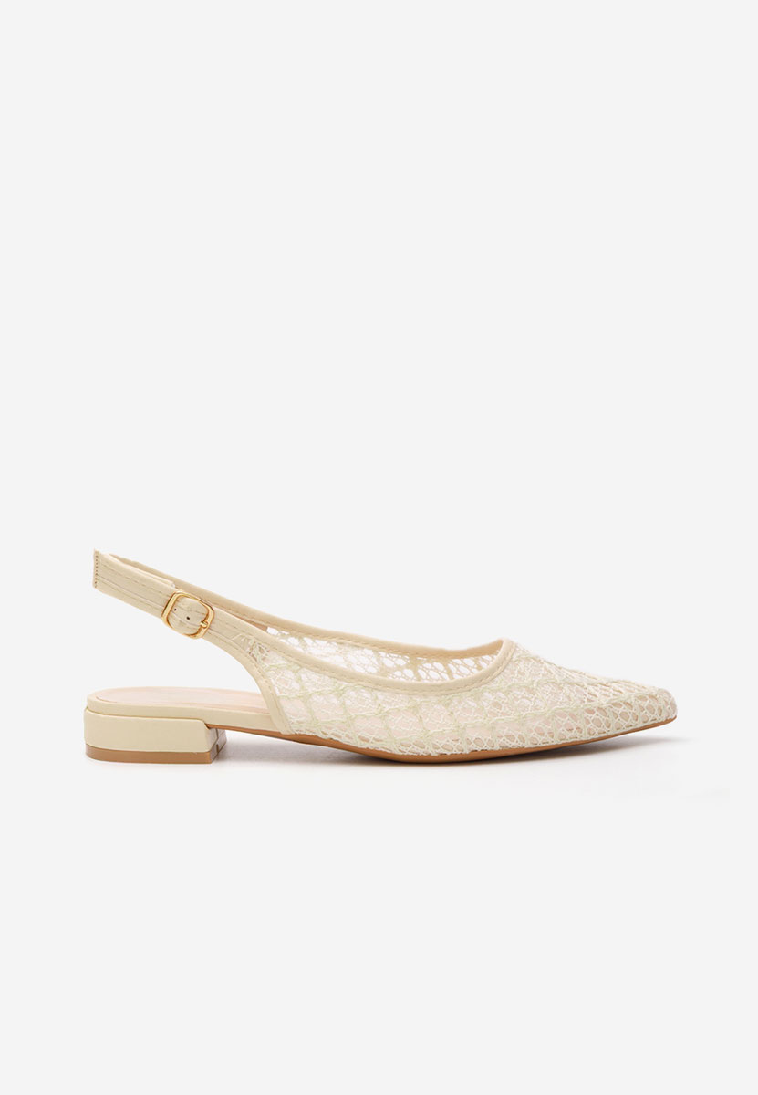 Béžové lodičky s otevřenou pätou Ryvana