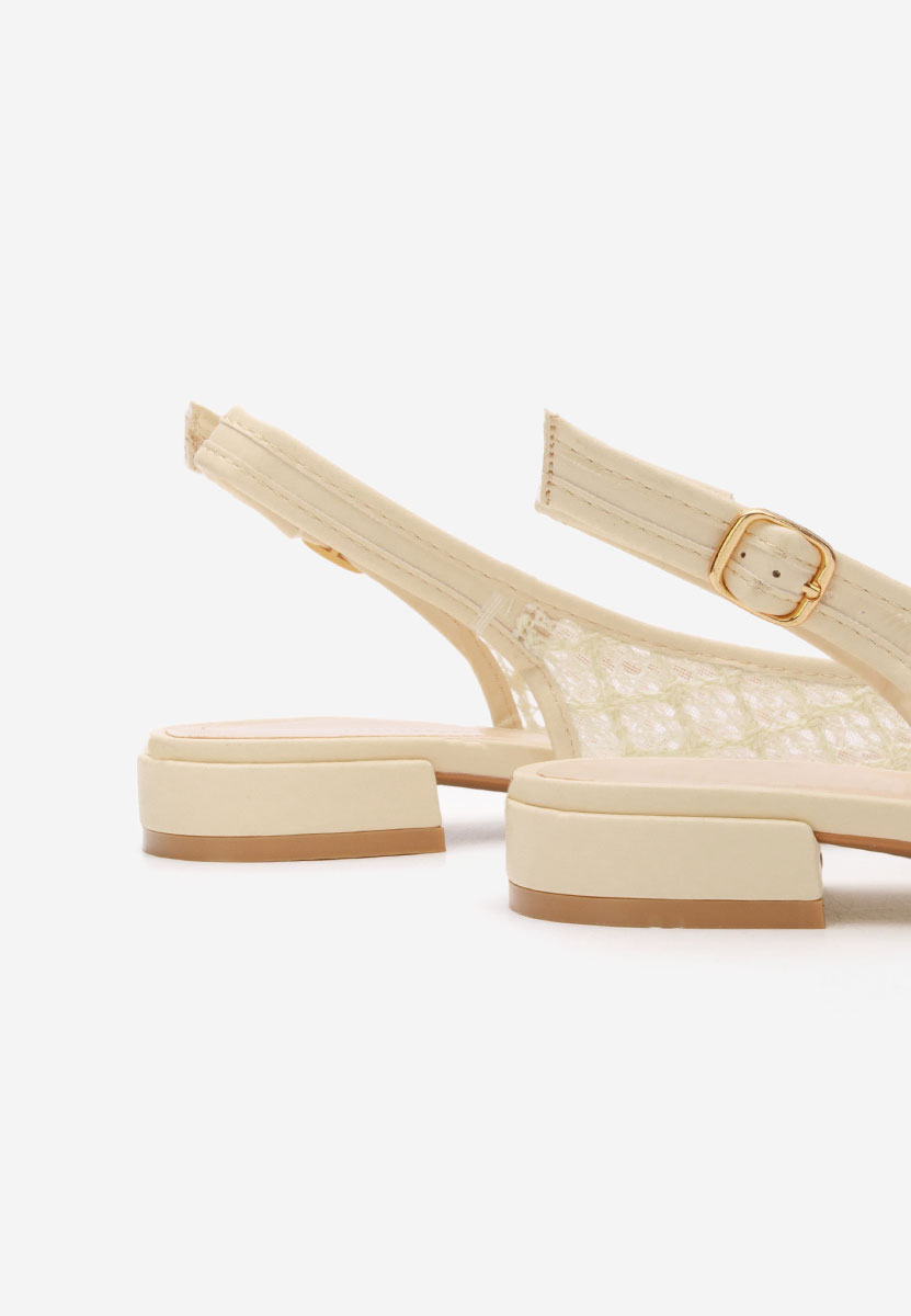 Béžové lodičky s otevřenou pätou Ryvana