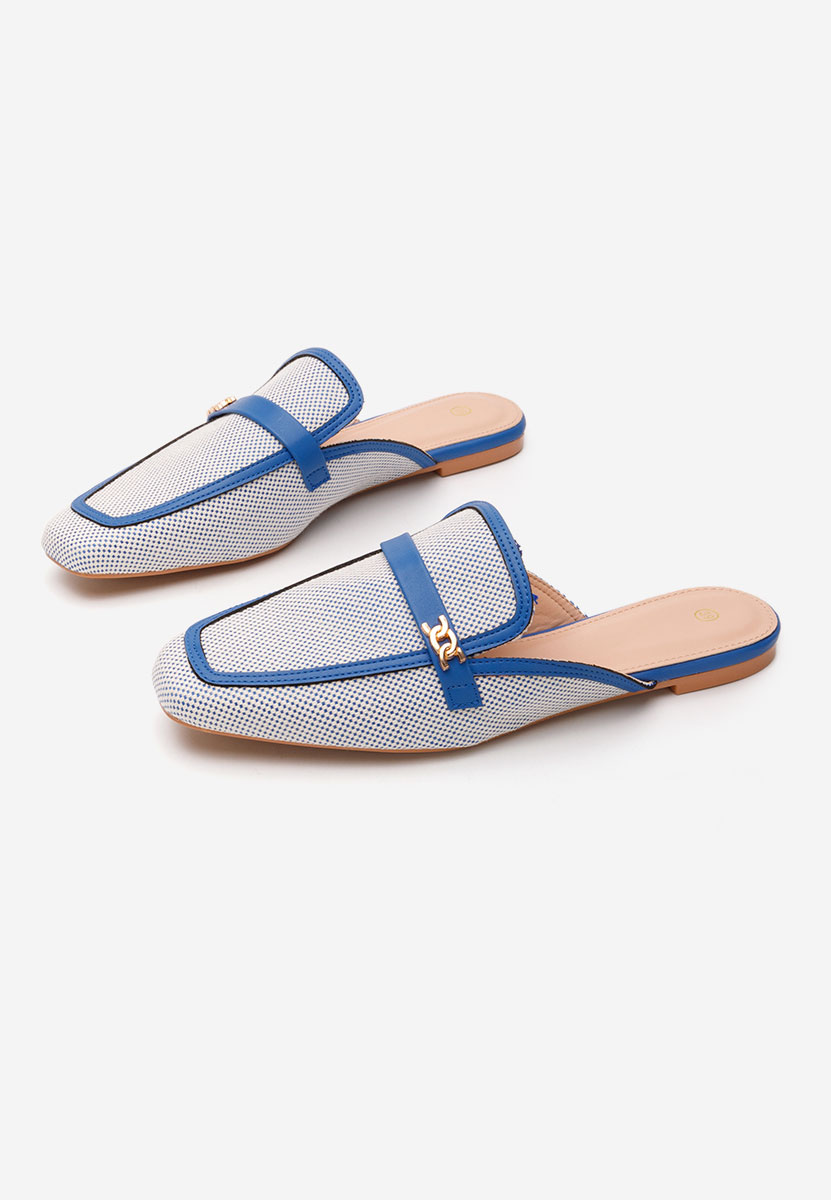 Svetlě modré dámské dřeváky Serafima