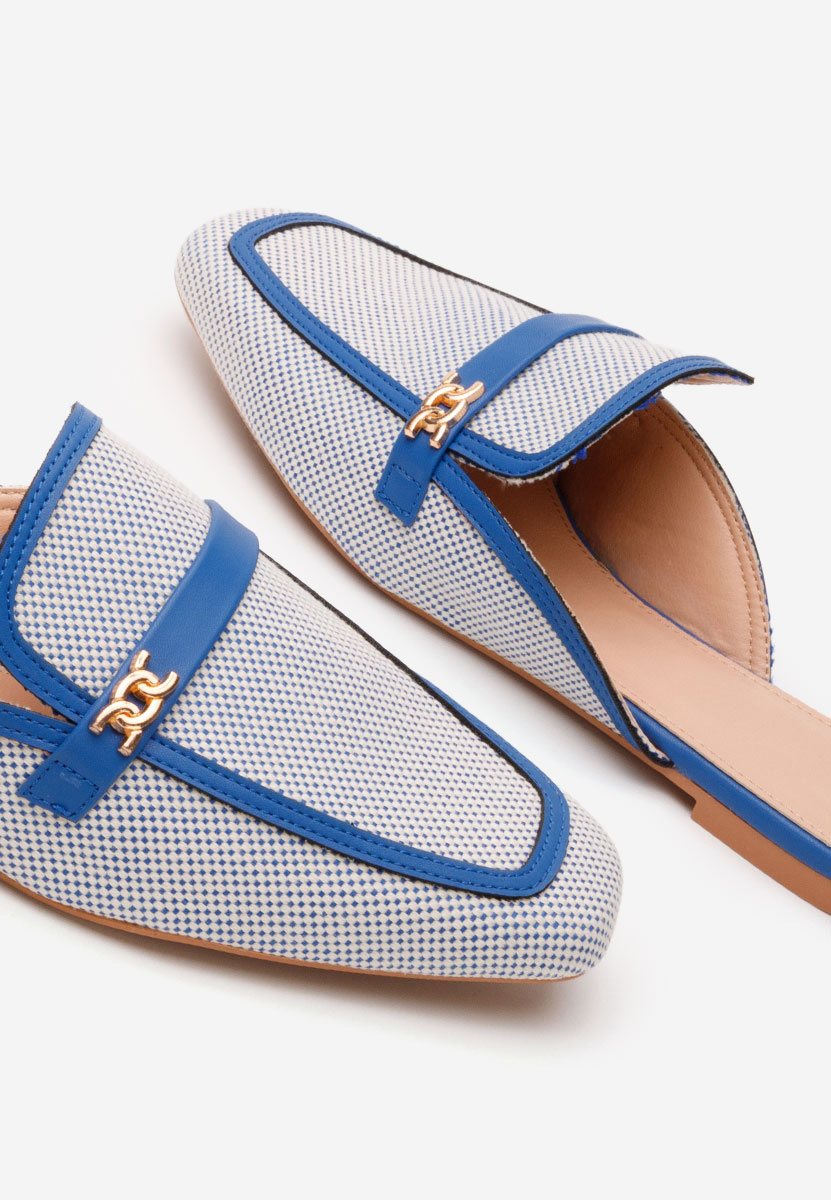 Svetlě modré dámské dřeváky Serafima