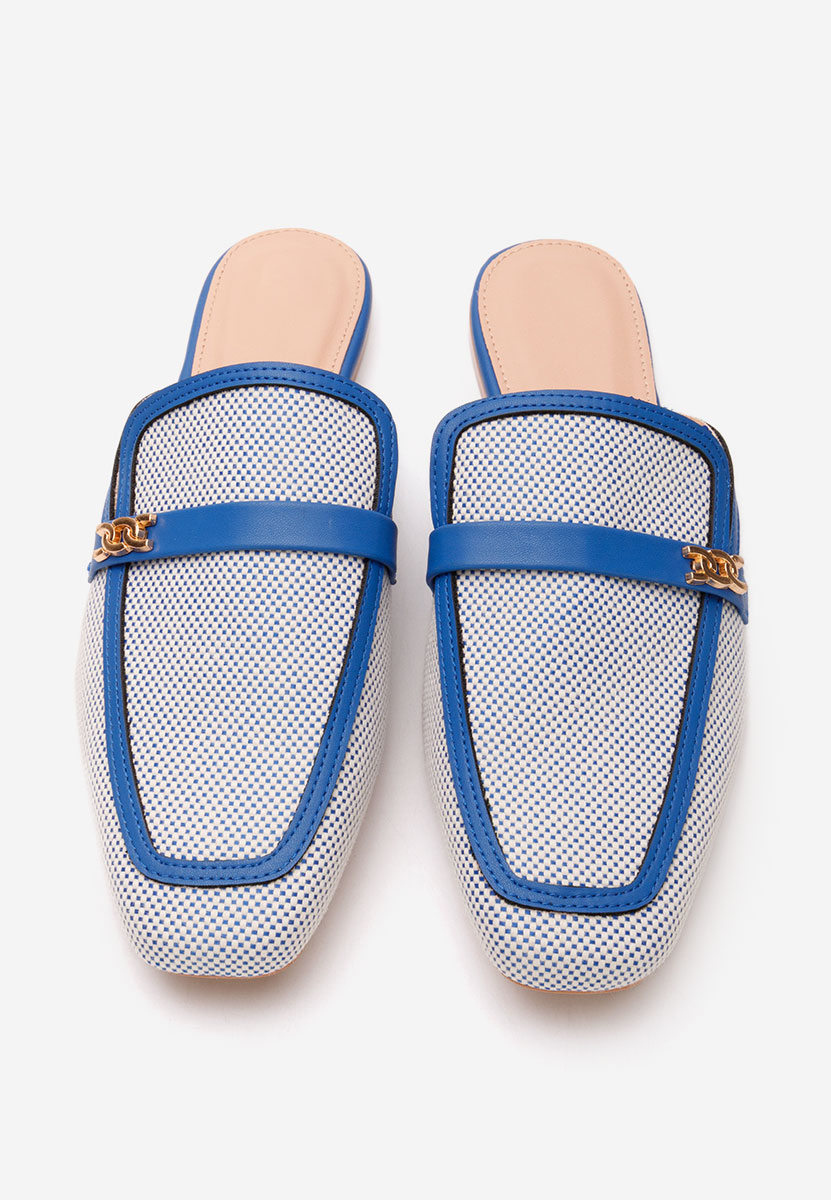 Svetlě modré dámské dřeváky Serafima