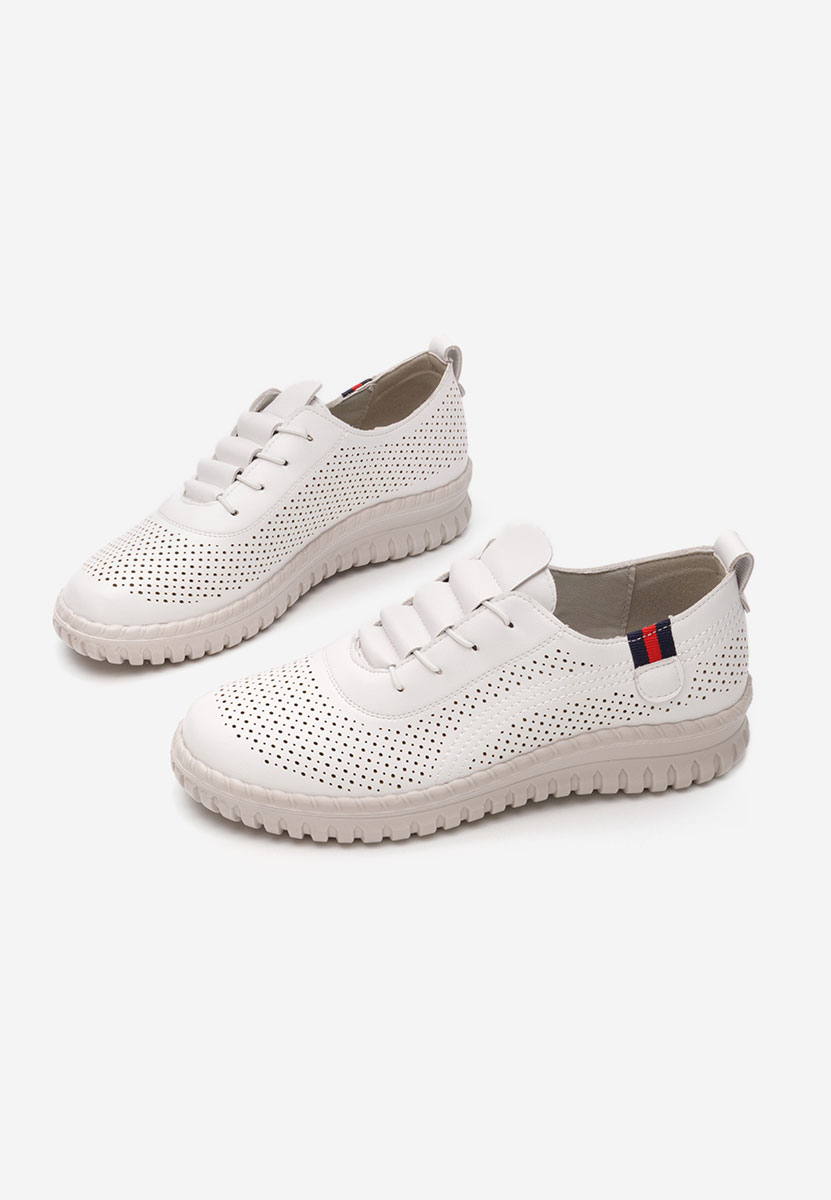 Bílé slip on tenisky Petrina