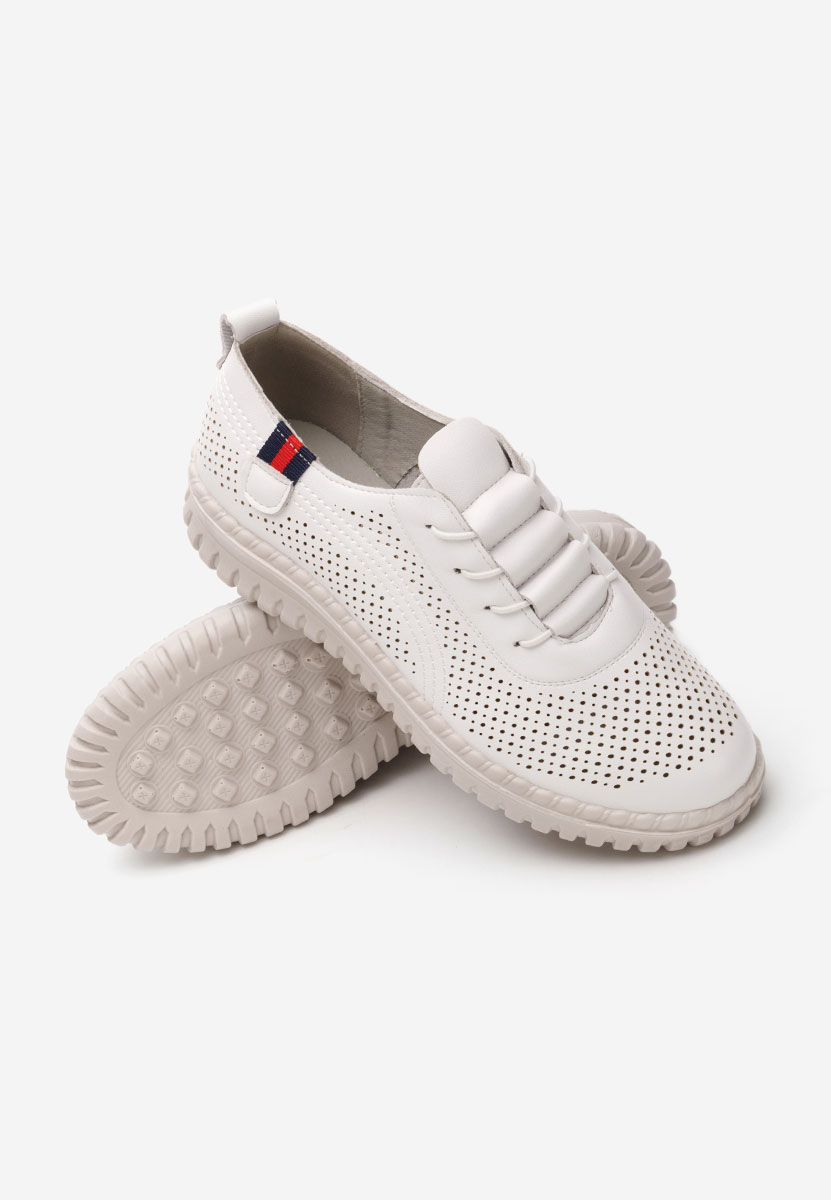 Bílé slip on tenisky Petrina