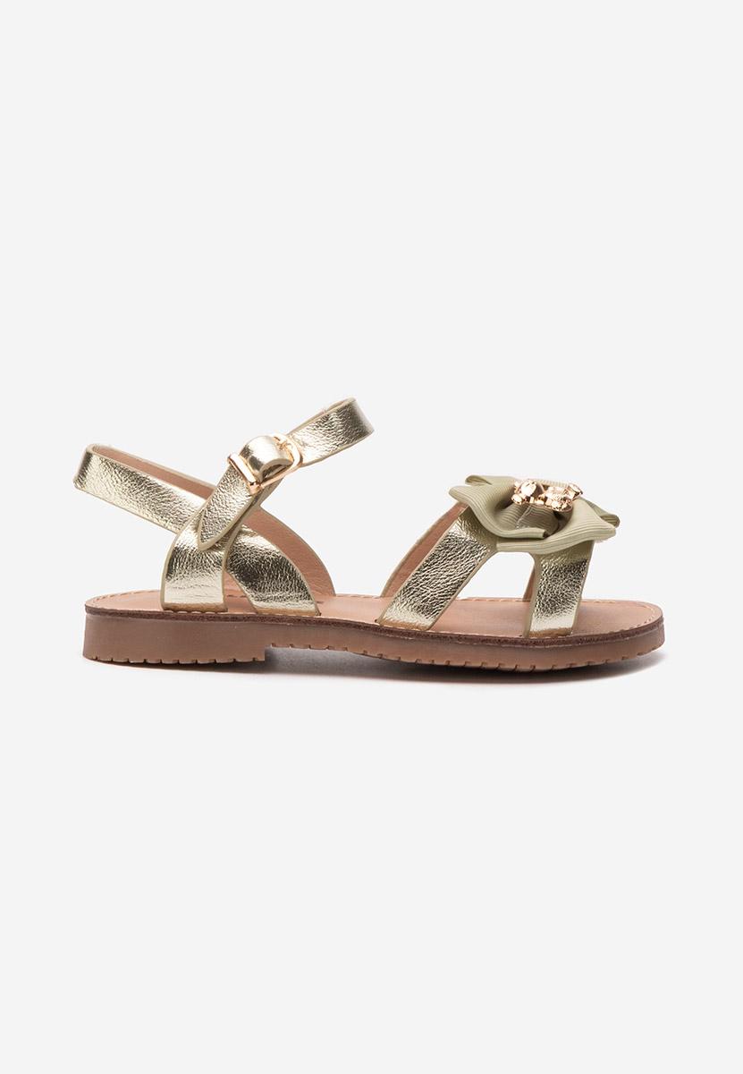 Zlaté dívčí sandály Datania