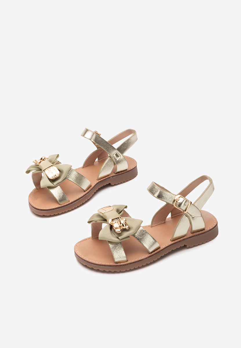Zlaté dívčí sandály Datania