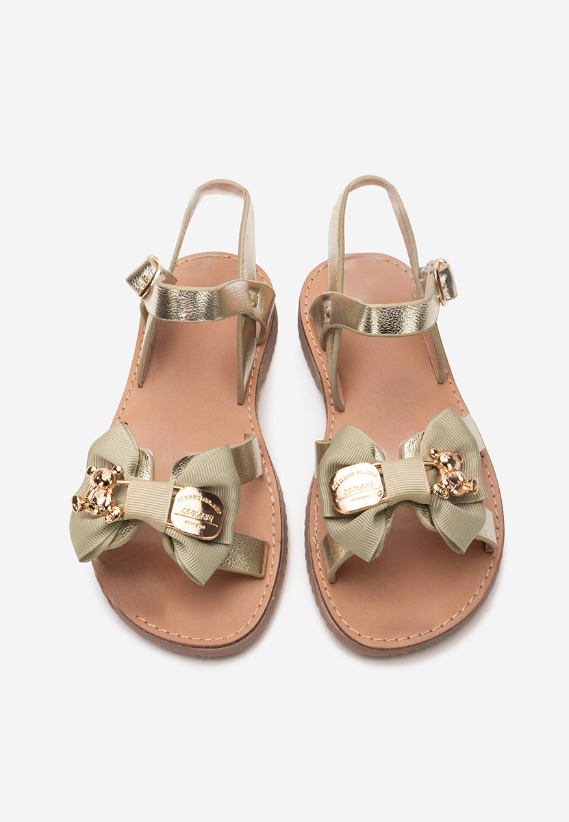 Zlaté dívčí sandály Datania
